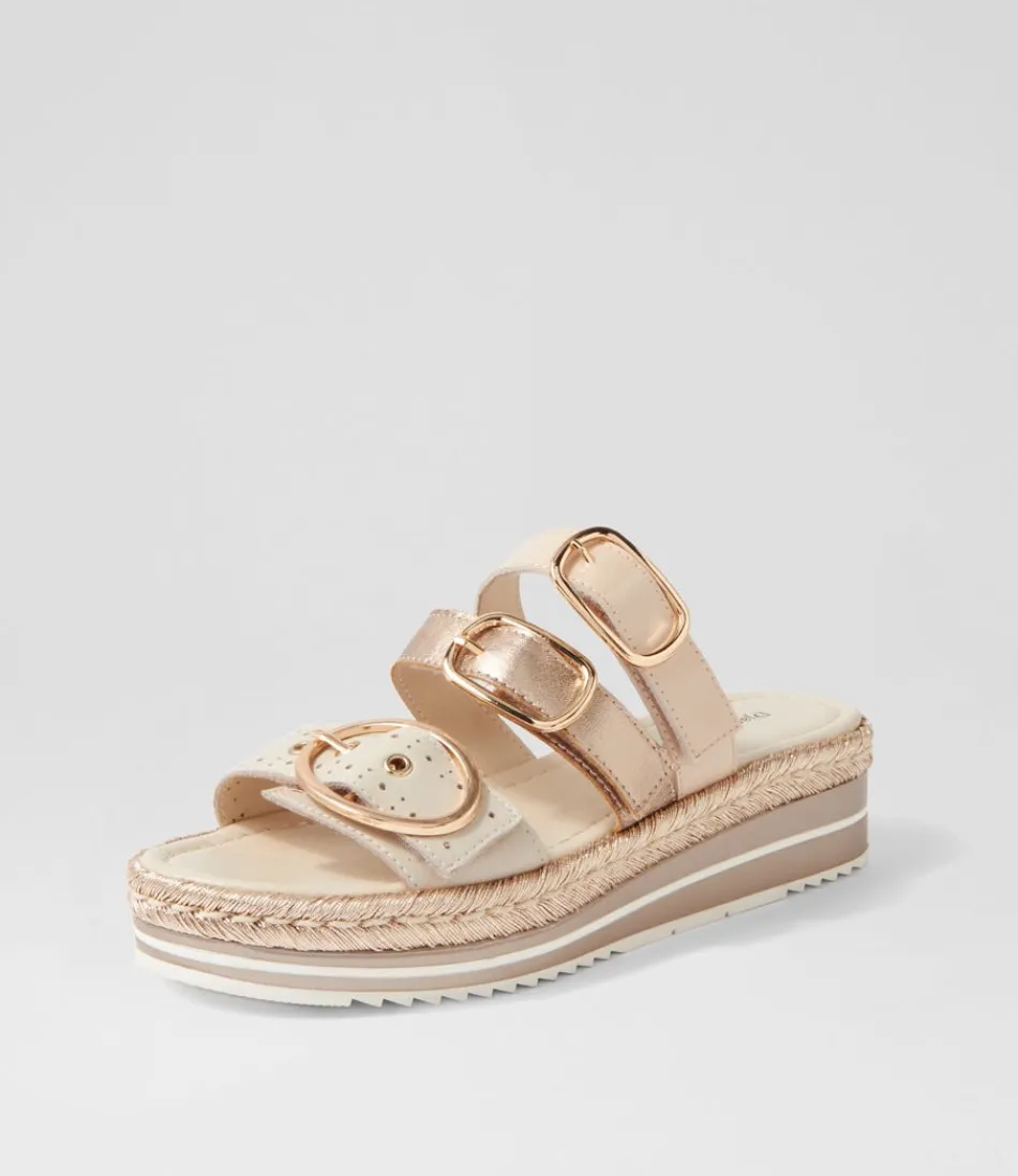 Espadrilles Femmes DJANGO & JULIETTE - Sandales Tressées Confortables en Tonalités Amandes et Multicolores (Collection Abbas)