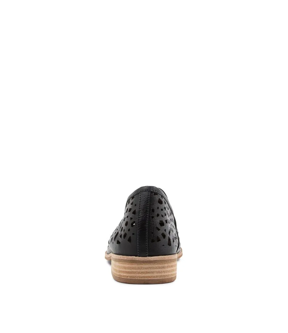 Mocassins femme en cuir marine - Modèle Addah Lrg par Django & Juliette