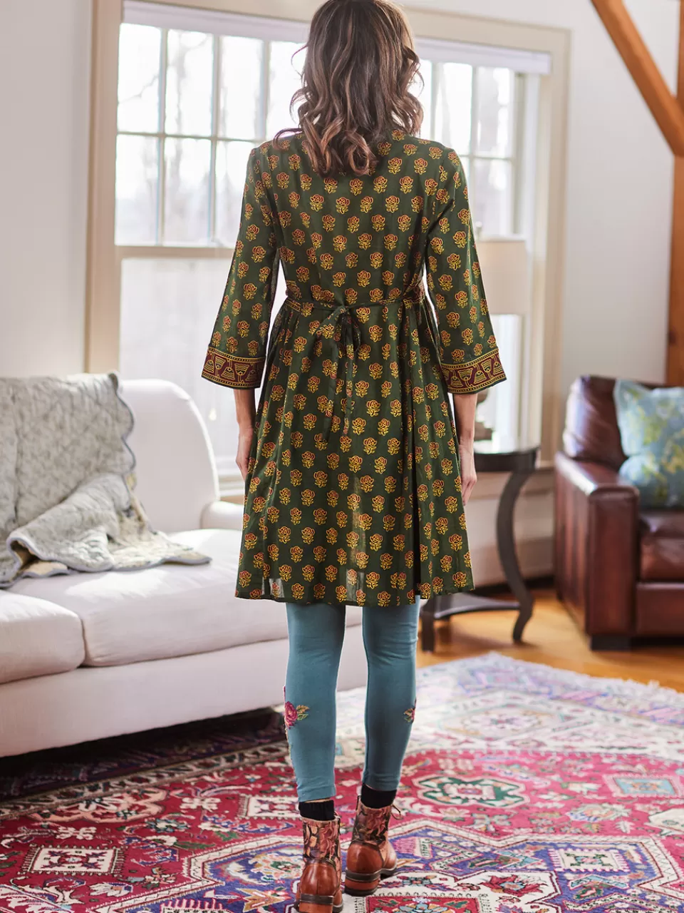 Robe Tunique Bohème Élégante - Collection Printemps April Cornell - Prix Doux & Confortable