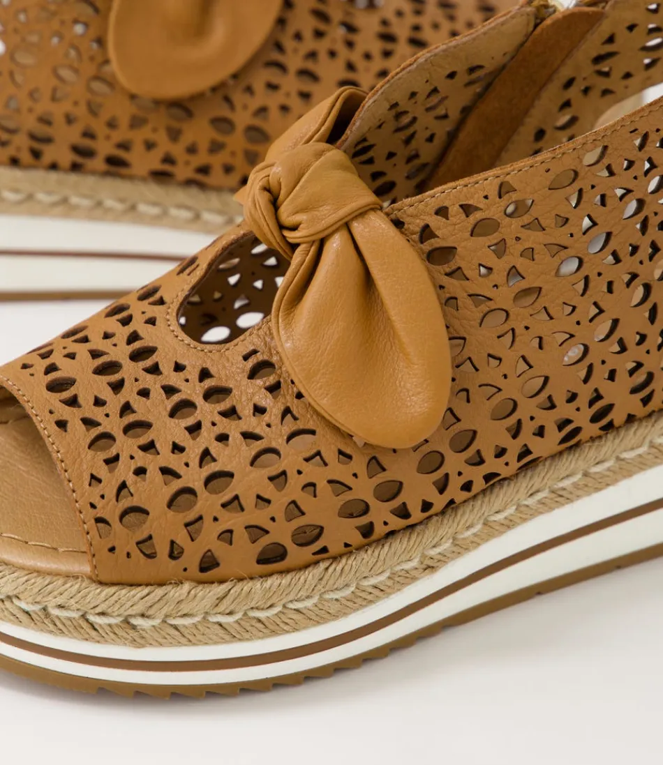 Espadrilles Femme en Cuir Patiné Brun Profond - Modèle Altona par Django & Juliette