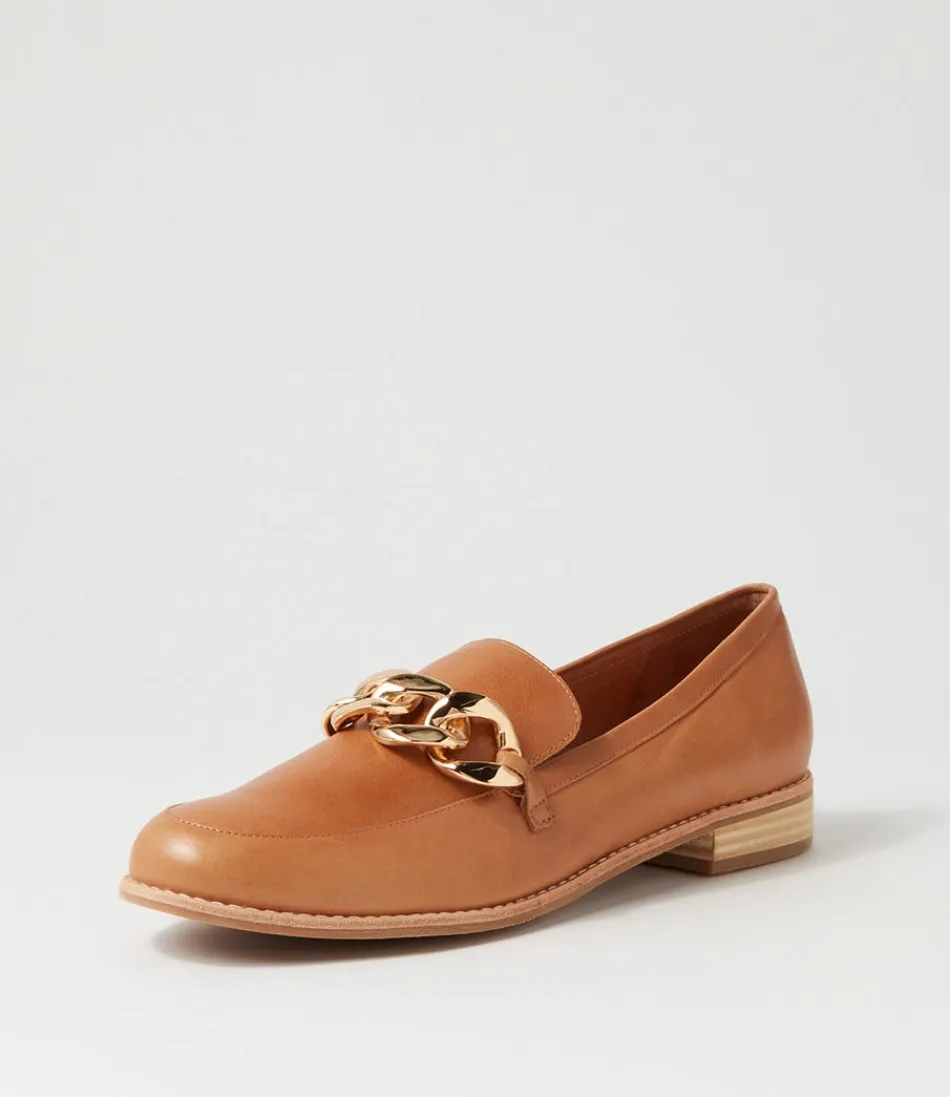 Mocassins Femme Django & Juliette - Modèle Ampard en Cuir Souple Beige Sable, Grandes Tailles avec Détails Élégants