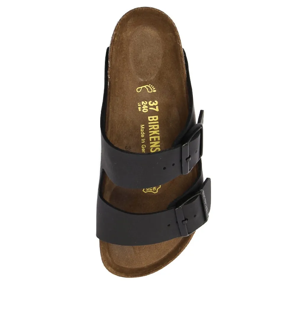 Sandales BIRKENSTOCK Arizona Femme - Noir Birkoflor | Confort Ergonomique & Style Intemporel