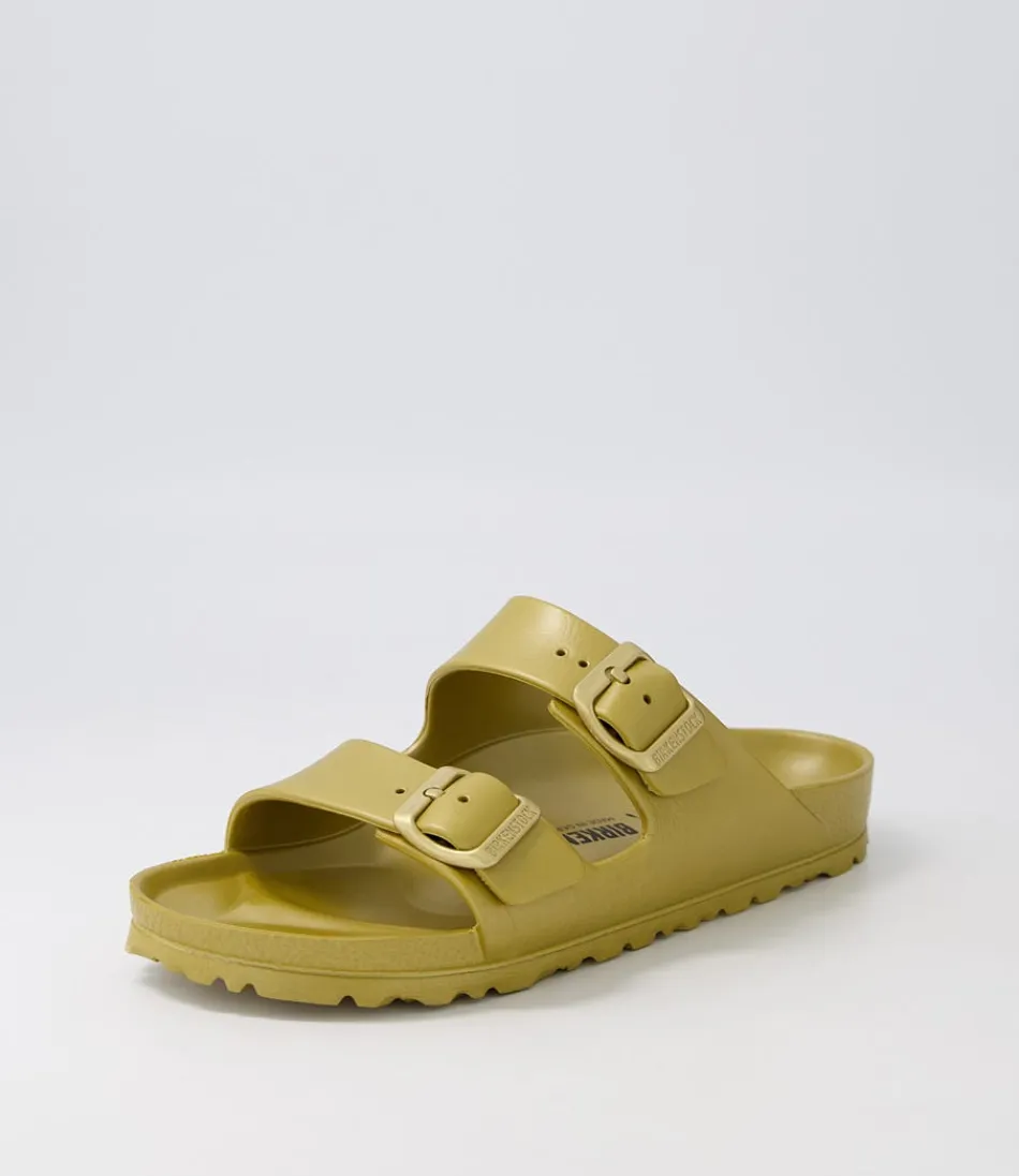 Sandales BIRKENSTOCK Arizona Eva pour Femme - Confort Optimal avec Finition Dorée Élégante - Idéales pour un Style Urbain Décontracté