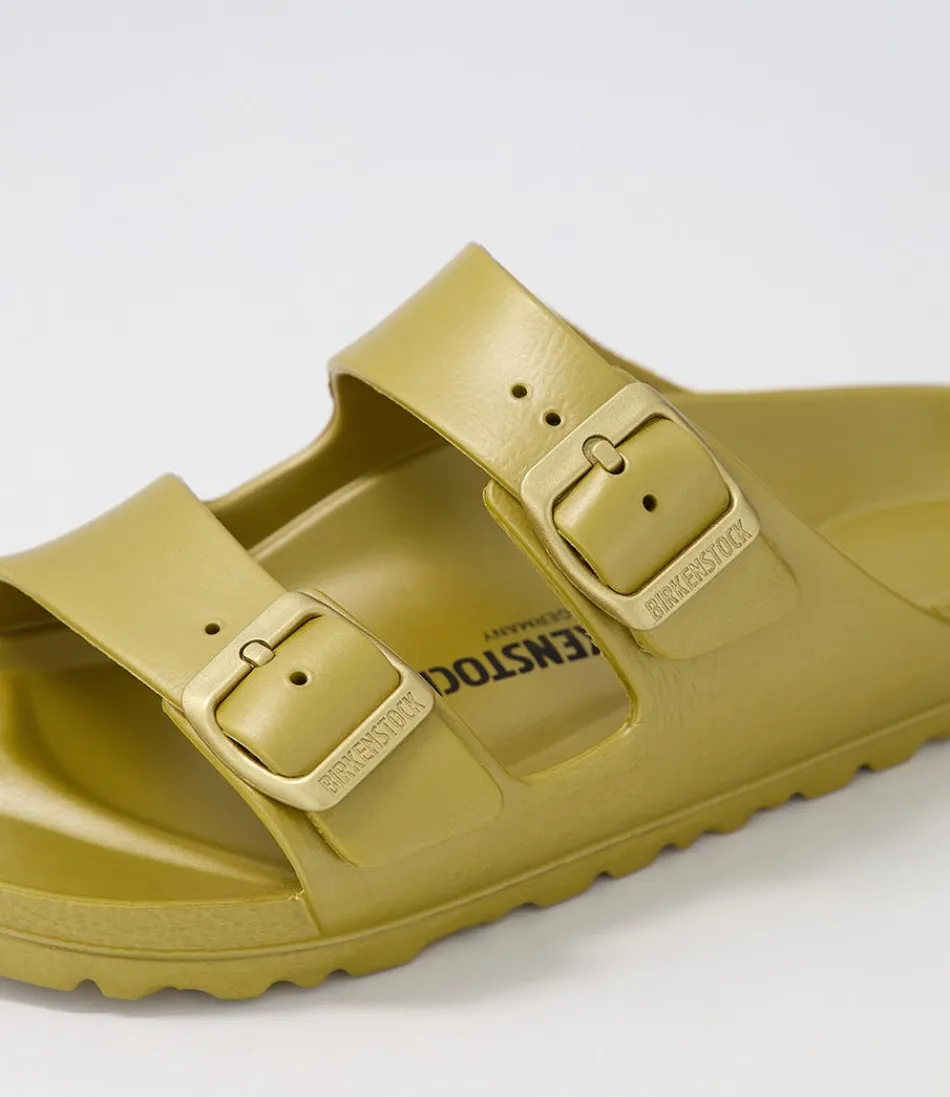 Sandales BIRKENSTOCK Arizona Eva pour Femme - Confort Optimal avec Finition Dorée Élégante - Idéales pour un Style Urbain Décontracté