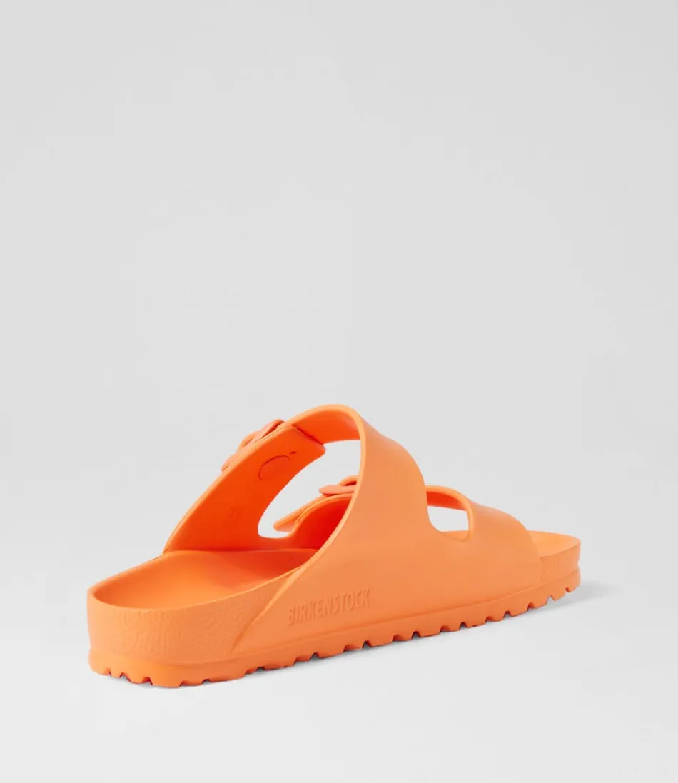 Sandales BIRKENSTOCK Arizona - Modèle Femme en Eva Souple Corail - Confort Optimal pour L'Été