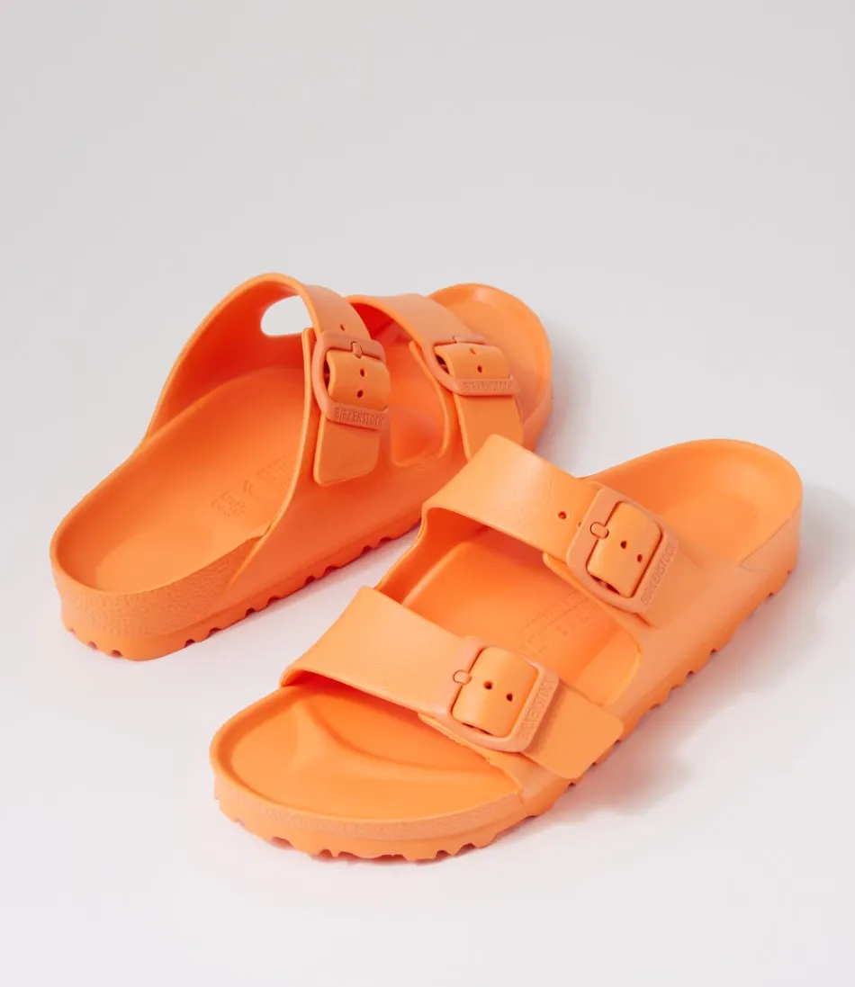 Sandales BIRKENSTOCK Arizona - Modèle Femme en Eva Souple Corail - Confort Optimal pour L'Été