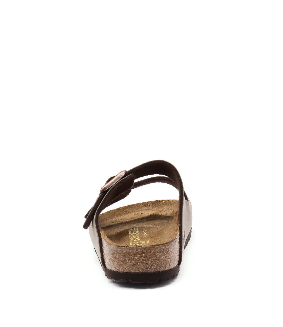 Sandales Arizona Femme en Birkoflor – Confort Optimal, Détail Élégant Moka, Style Urbain