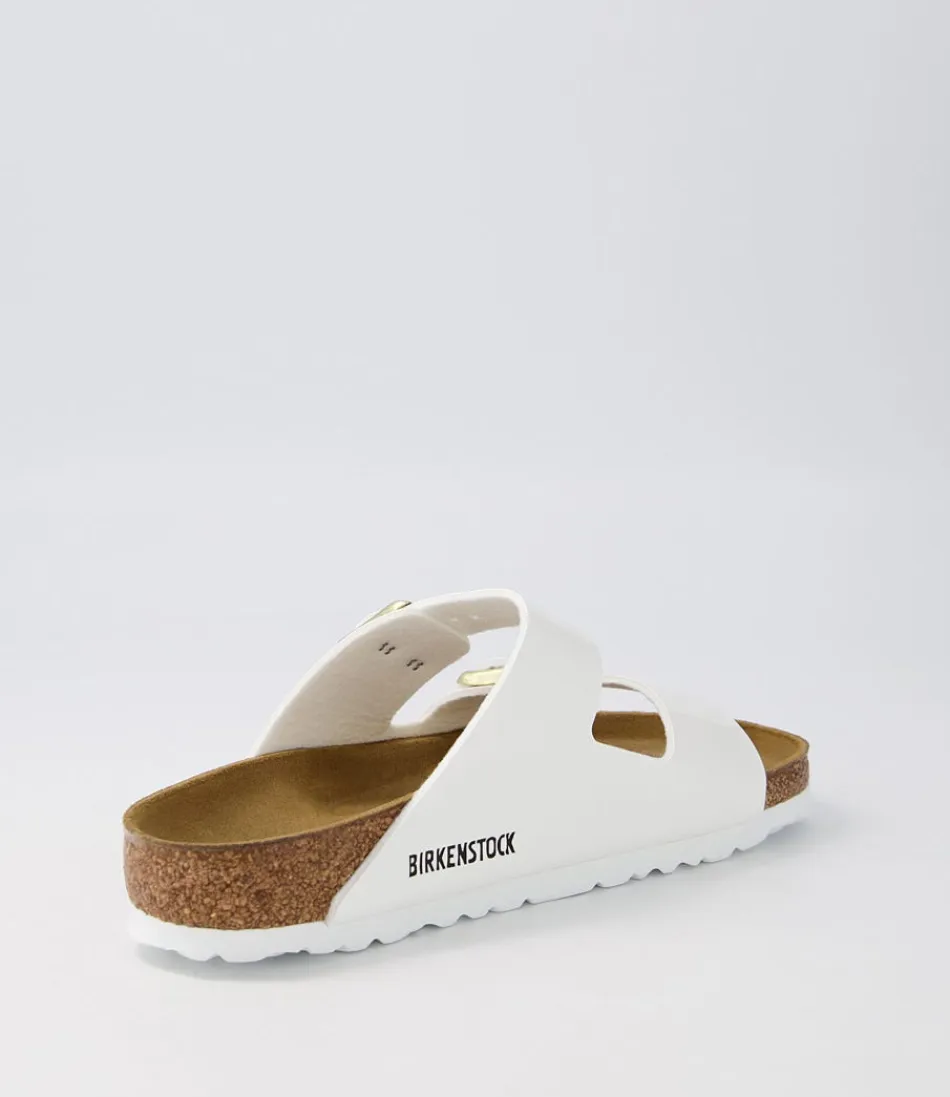 Sandales BIRKENSTOCK Arizona Original - Blanc Ivoire Verni Brillant pour Femme | Confort Optimal & Style Urbain 

(Note : J'ai restructuré la formulation en respectant les conventions marketing françaises, ajouté des descripteurs sensoriels comme 