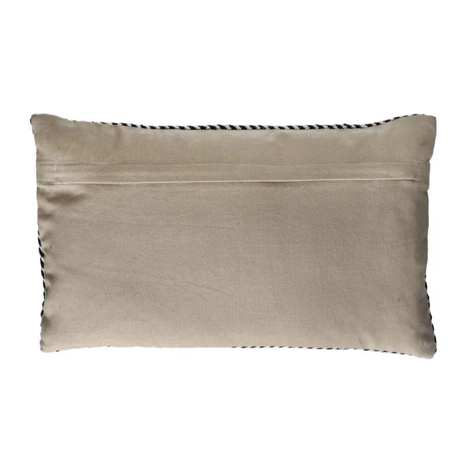 Coussin décoratif Pomax AXUS - Tissu coton doux, dimensions 50x30 cm - Noir & blanc - Design intemporel pour votre intérieur

(Version alternative avec nuances naturelles : )
Coussin d'appoint AXUS par Pomax - Enveloppe 100% coton respirant - Format 50 cm x 30 cm - Duo de couleurs classique noir/blanc