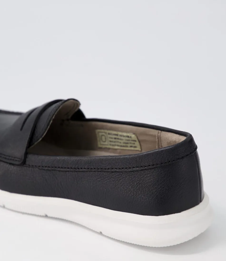 Ballerines Femme Rockport Ayva - Cuir Noir Lavable à Détails Penny Élégants, Confortables pour Toutes Vos Sorties