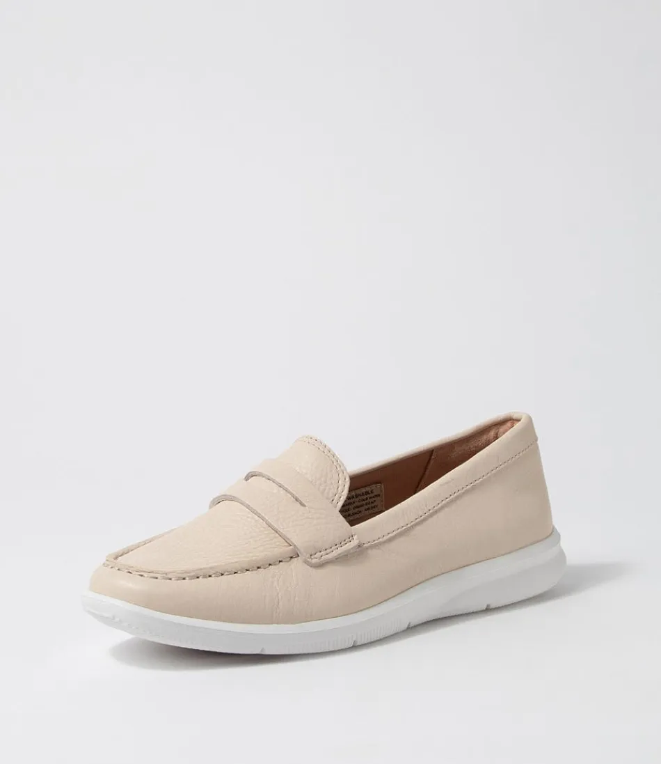 ROCKPORT - Mocassins Ayva Lavables en Cuir Vanillé - Modèle Penny Intemporel pour Femme