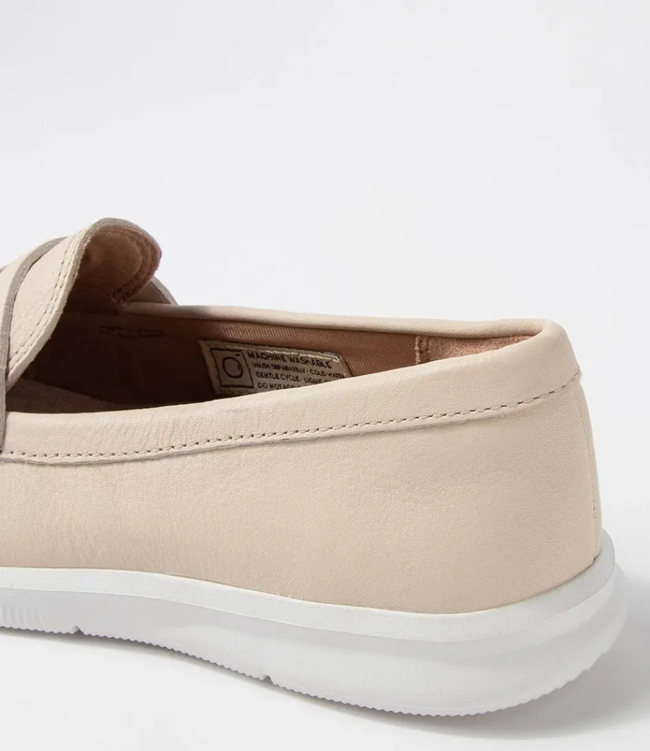 ROCKPORT - Mocassins Ayva Lavables en Cuir Vanillé - Modèle Penny Intemporel pour Femme