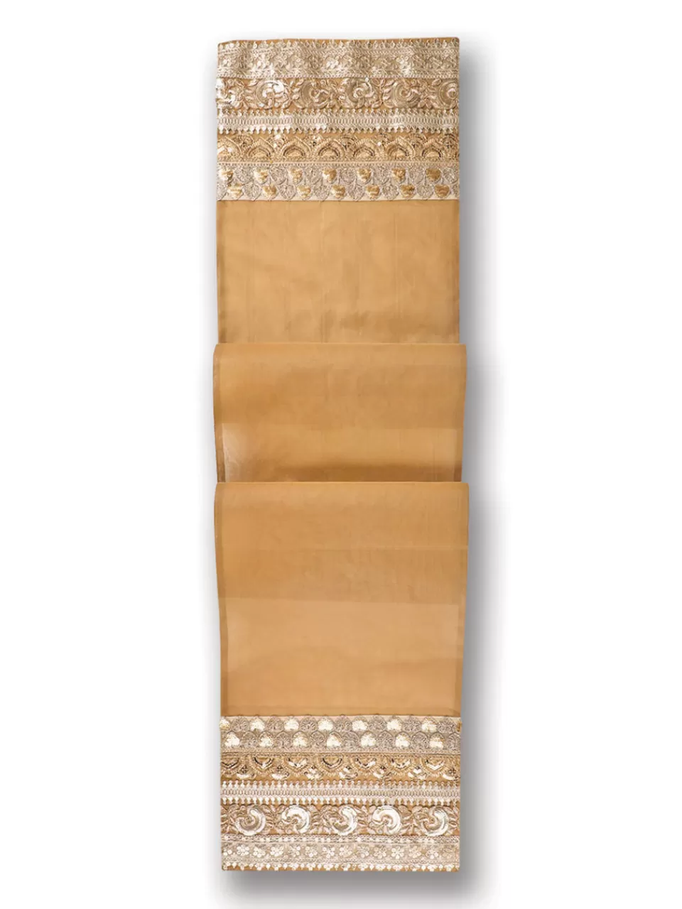 Tapis Bel Canto - Élégant modèle doré, Collection exclusive Boutique April Cornell