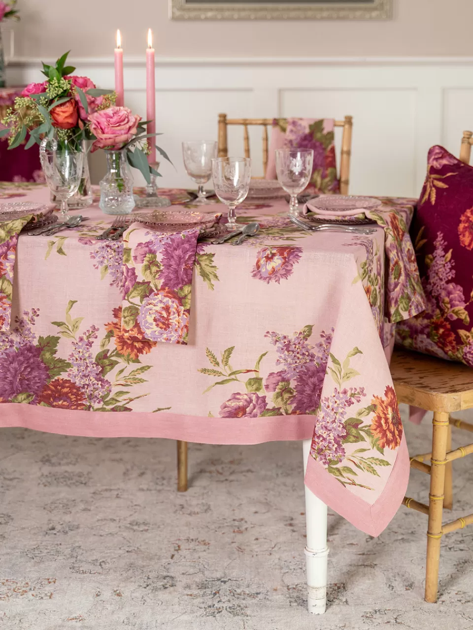 Nappe Bella en lin élégante - Collection printanière April Cornell | Promotion exclusive sur les pièces intemporelles