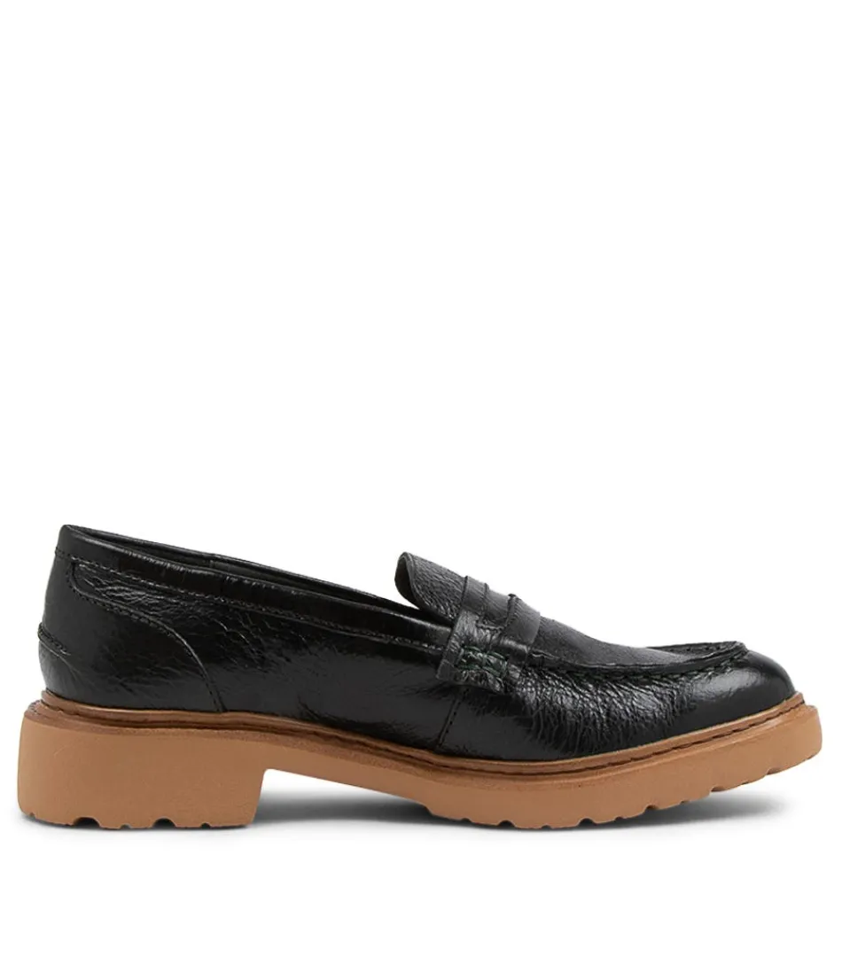 Mocassins Femme Django & Juliette - Cuir Benicio Texturé Effet Forêt, Chaussures Décontractées Élégantes