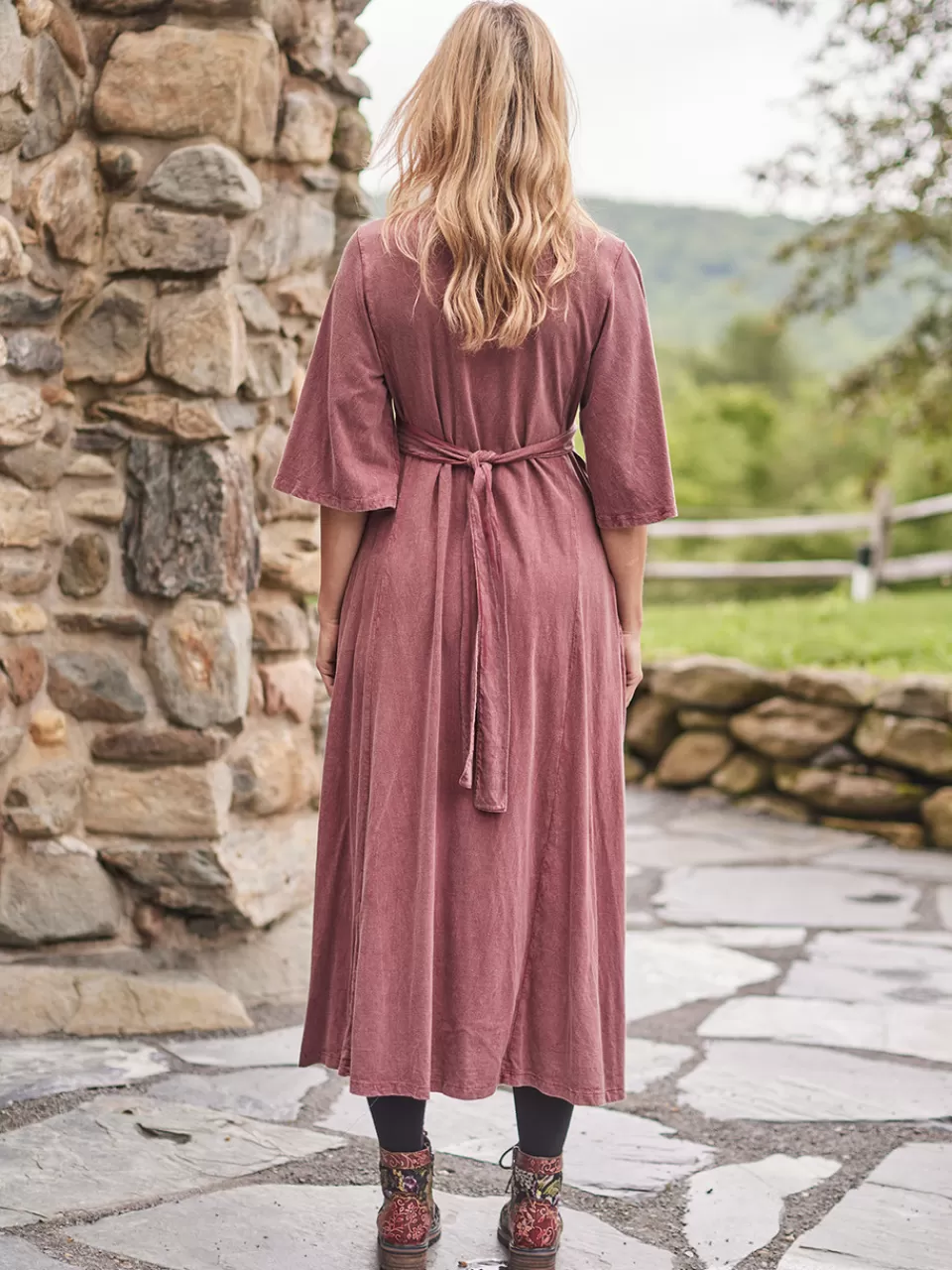 Robe Jersey Chic Étudiant - April Cornell Collection Printemps-Été (Confortable & Polyvalente)