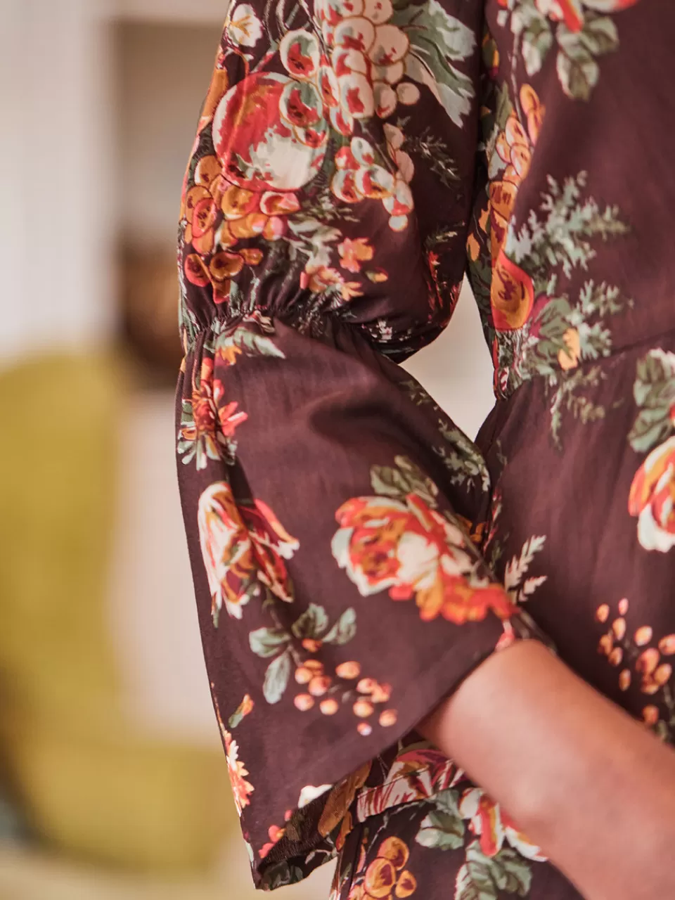Robe d'Été Courte « Moisson Florale » - Collection Printanière April Cornell | Promotion Éphémère