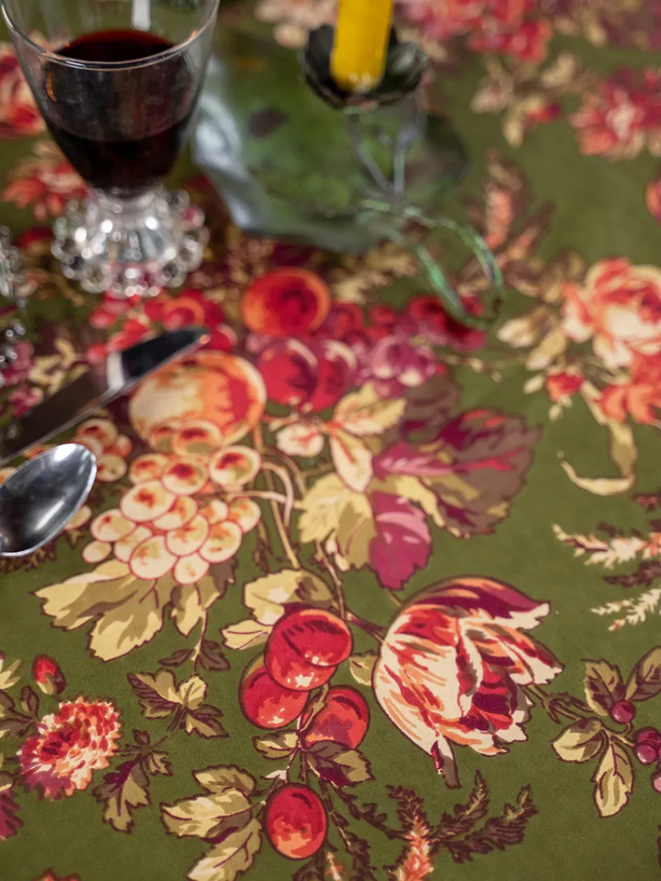 Nappe Moisson Généreuse - Broderie Champêtre Collection April Cornell