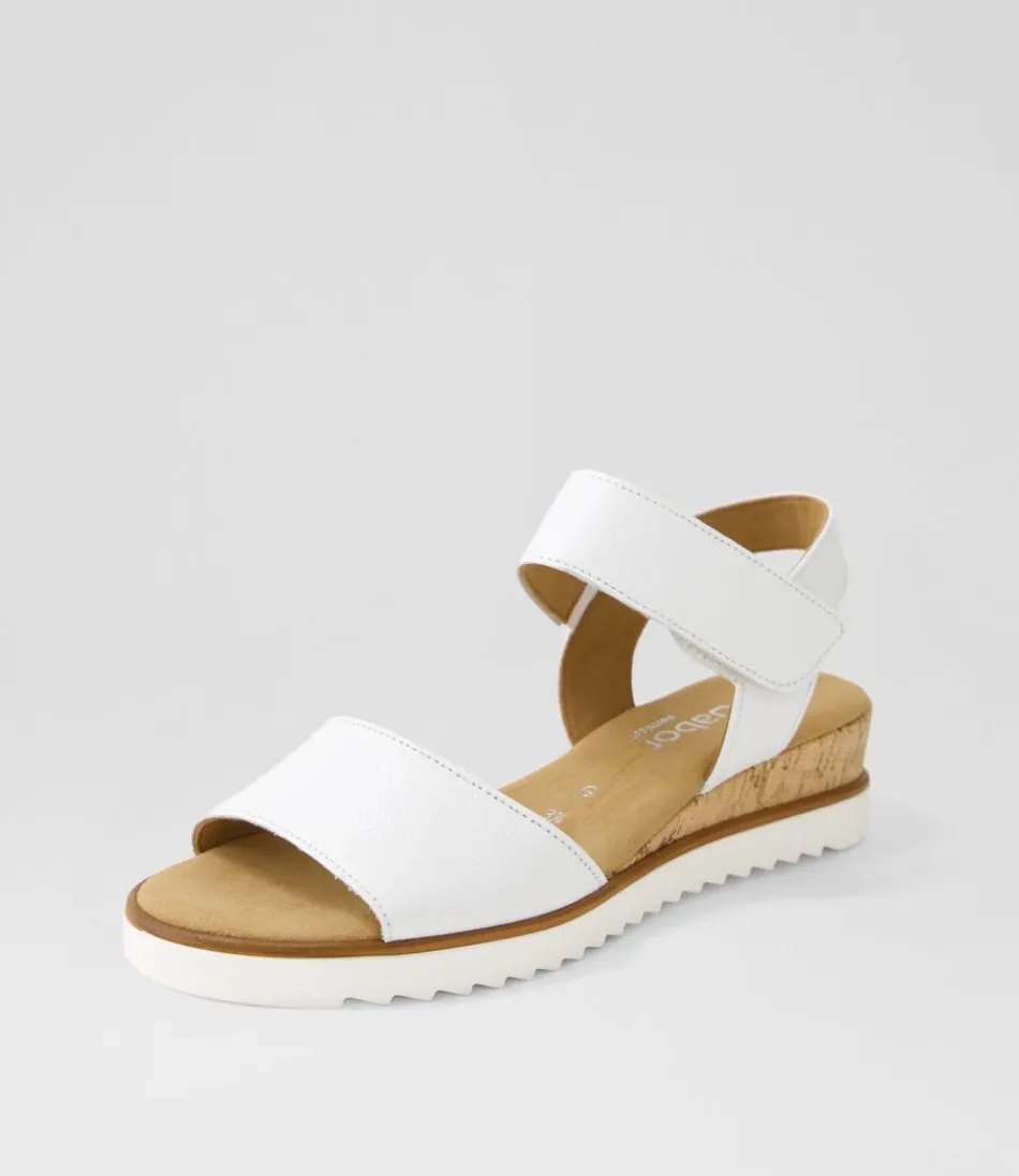 Sandales Femme en Cuir Souple Briva - Confort Jour/Nuit par GABOR, Marque Allemande