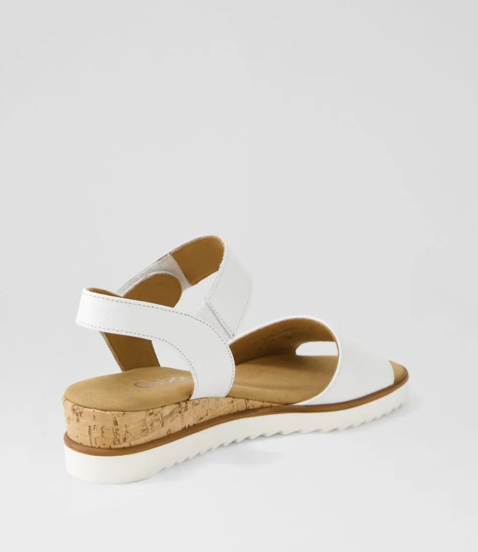 Sandales Femme en Cuir Souple Briva - Confort Jour/Nuit par GABOR, Marque Allemande