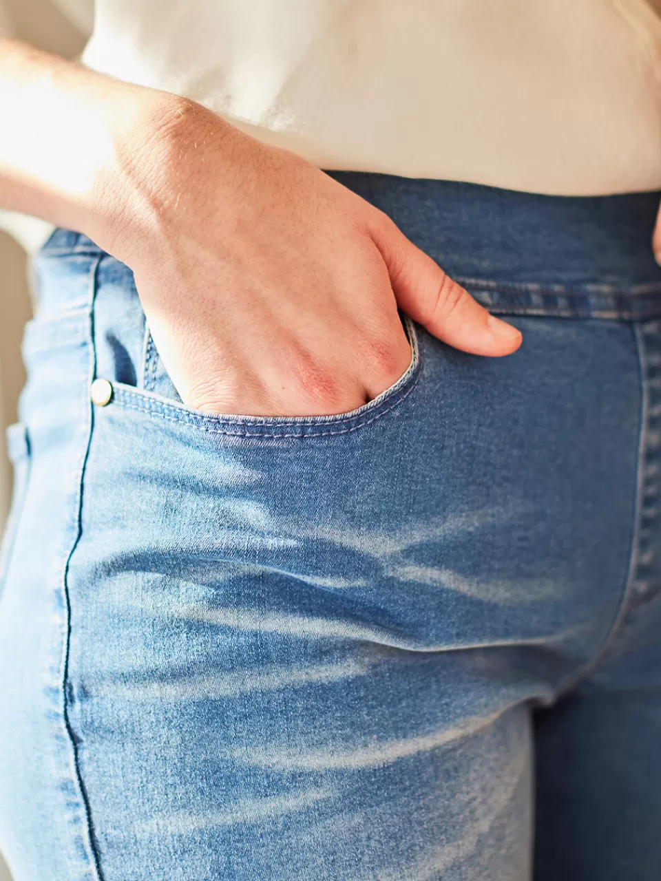 April Cornell - Pantalon Confortable à Taille Élastique Printanière | Style Léger et Abordable
