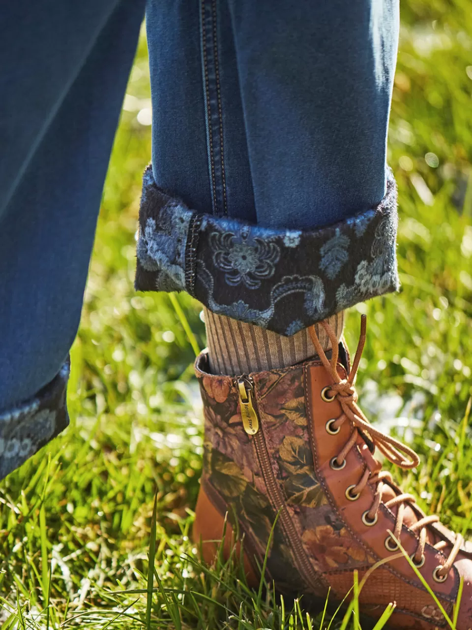 Pantalon en Jean Doublé Polaire - Confort Hivernal par April Cornell - Collection en Ligne