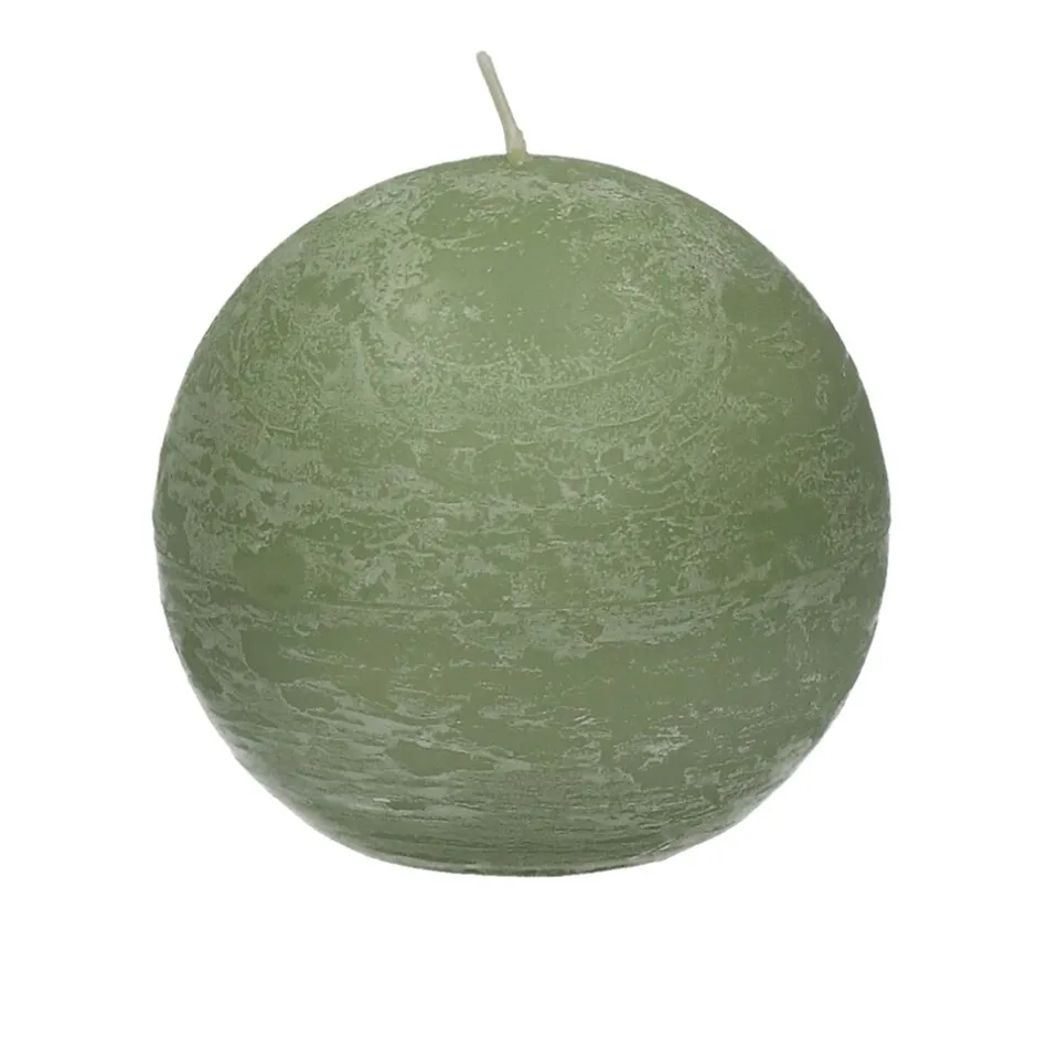 Bougie décorative Pomax® en cire de paraffine - 9 cm de diamètre - Parfum avocat frais