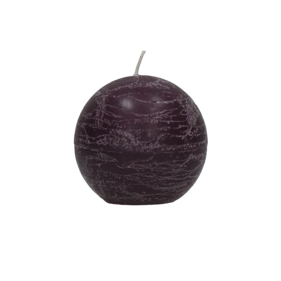 Bougie Pomax Édition Prémium - 100% paraffine - Diamètre 6 cm - Tonalité pourpre vibrante