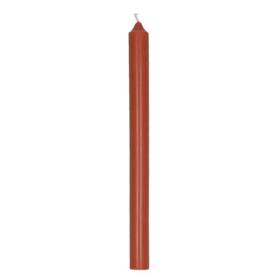 Bougie artisanale Pomax - Chandelle parfumée en cire naturelle - 25cm de hauteur - Pot en terre cuite pour une décoration chaleureuse