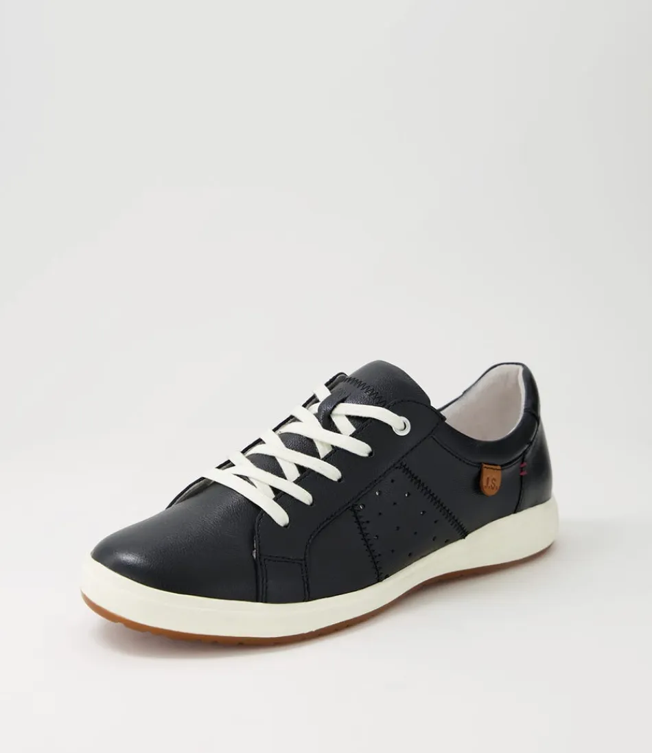 Escarpins urbains Josef Seidel - Modèle Caren 01 en cuir souple noir pour femme, confort quotidien et style minimaliste, détente urbaine avec semelle ergonomique.