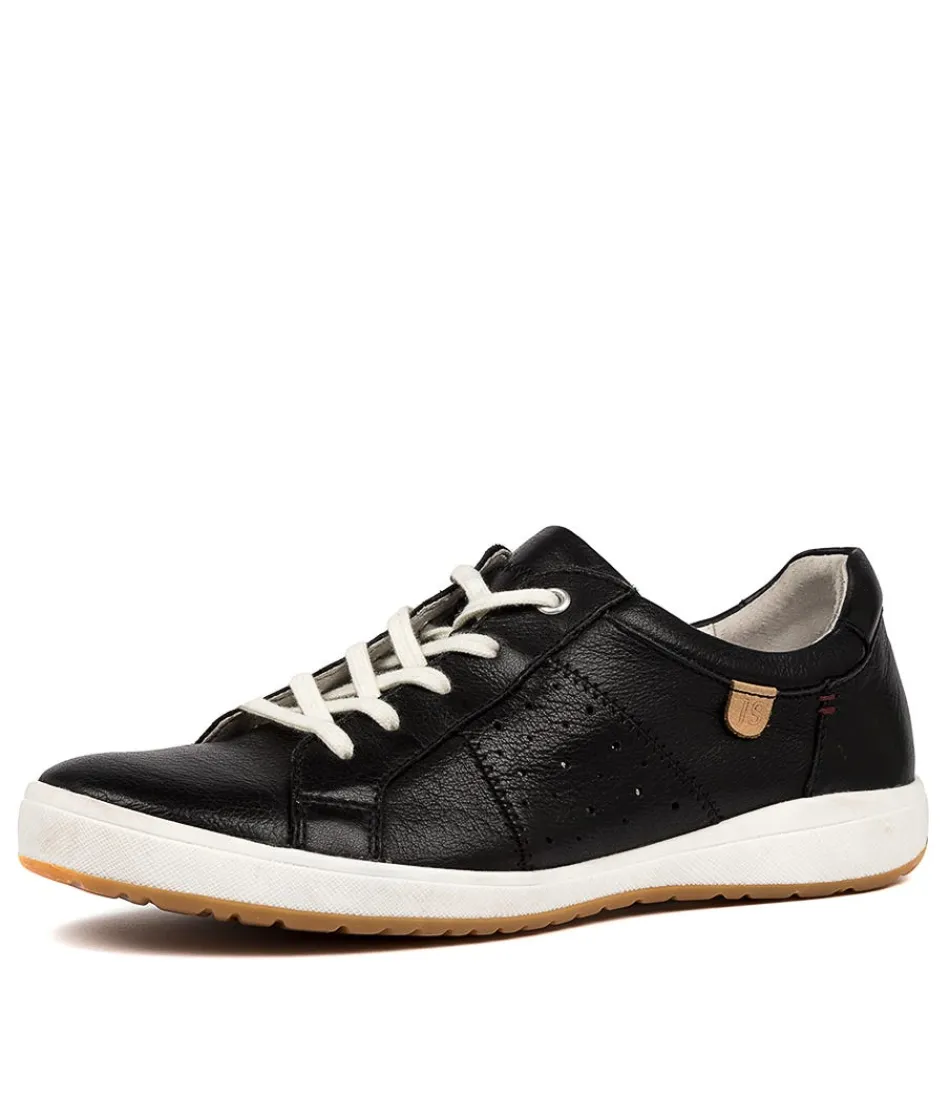 Escarpins urbains Josef Seidel - Modèle Caren 01 en cuir souple noir pour femme, confort quotidien et style minimaliste, détente urbaine avec semelle ergonomique.