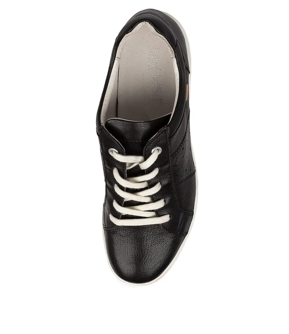 Escarpins urbains Josef Seidel - Modèle Caren 01 en cuir souple noir pour femme, confort quotidien et style minimaliste, détente urbaine avec semelle ergonomique.
