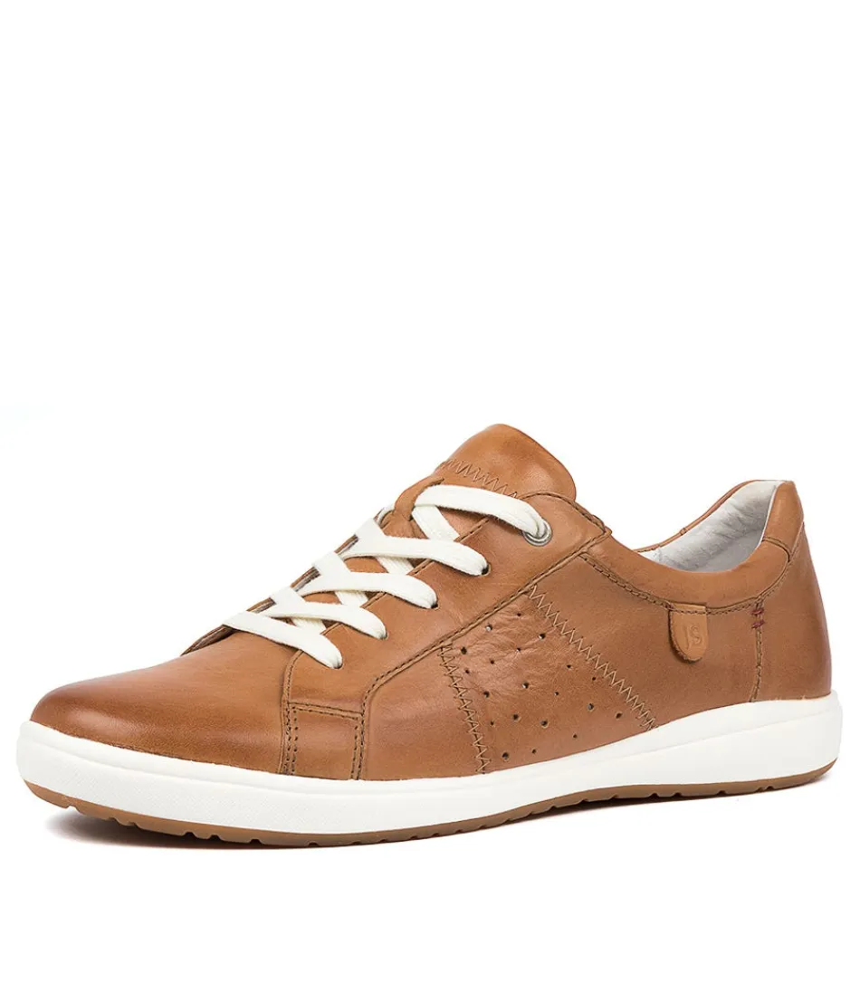 Escarpins Femme Confort Optimal - Modèle Caren 01 en Cuir Véritable Camel - Collection Printemps-Été 2024 par Josef Seibel
