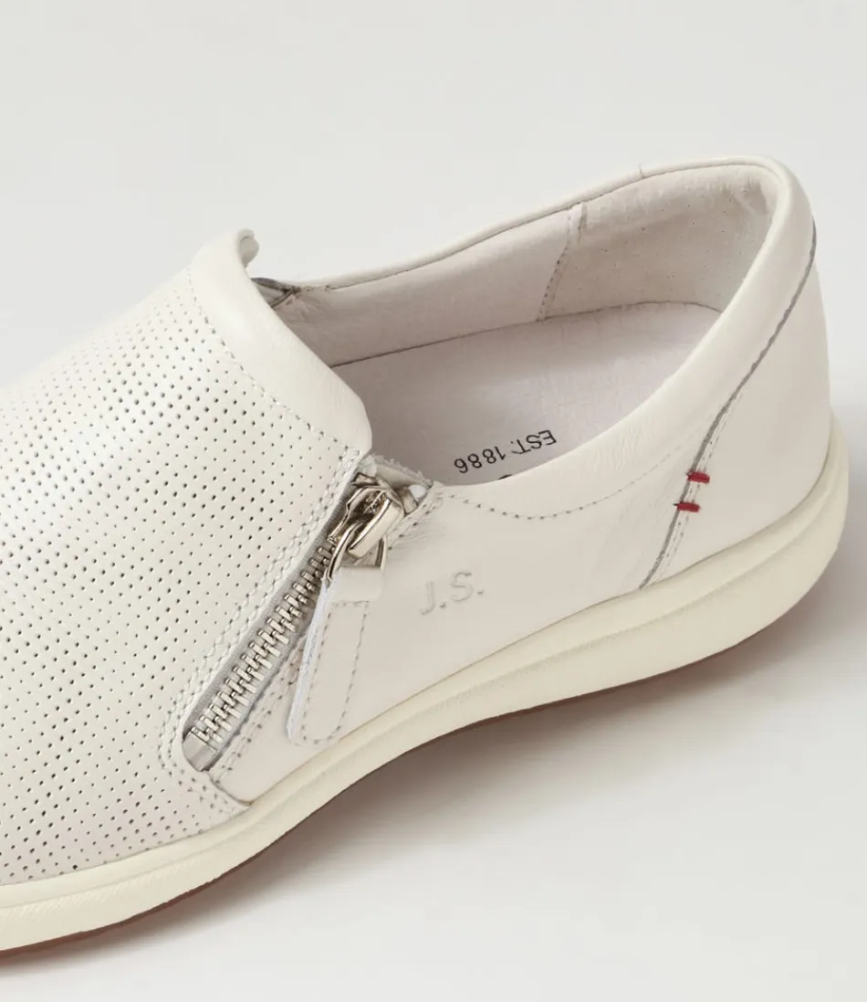JOSEF SEIBEL Baskets Femme en Cuir Souple Blanc - Modèle Caren 22 Confort Urbain