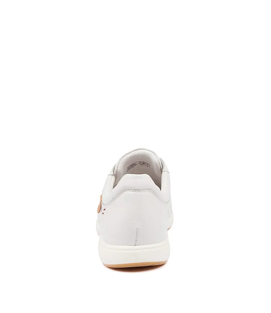 Escarpins JOSEF SEIBEL Caren 01 Confort - Cuir Blanc Souple pour Femme (Talon Confortable)