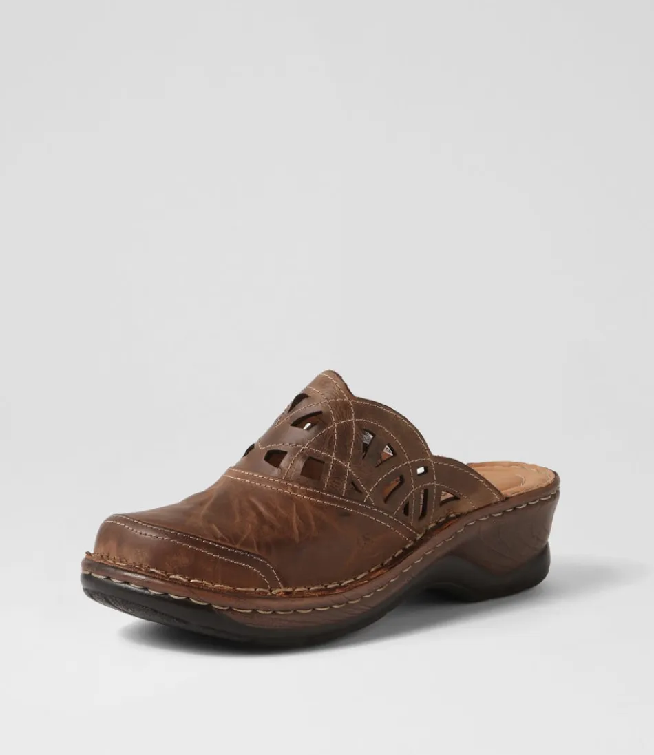 Sandales Josef Seibel Catalonia 41 - Cuir Brandy Confortable pour Femme | Détail Artisanal avec Semelle Ergonomique 

（：J'ai ajouté des éléments sensoriels comme 