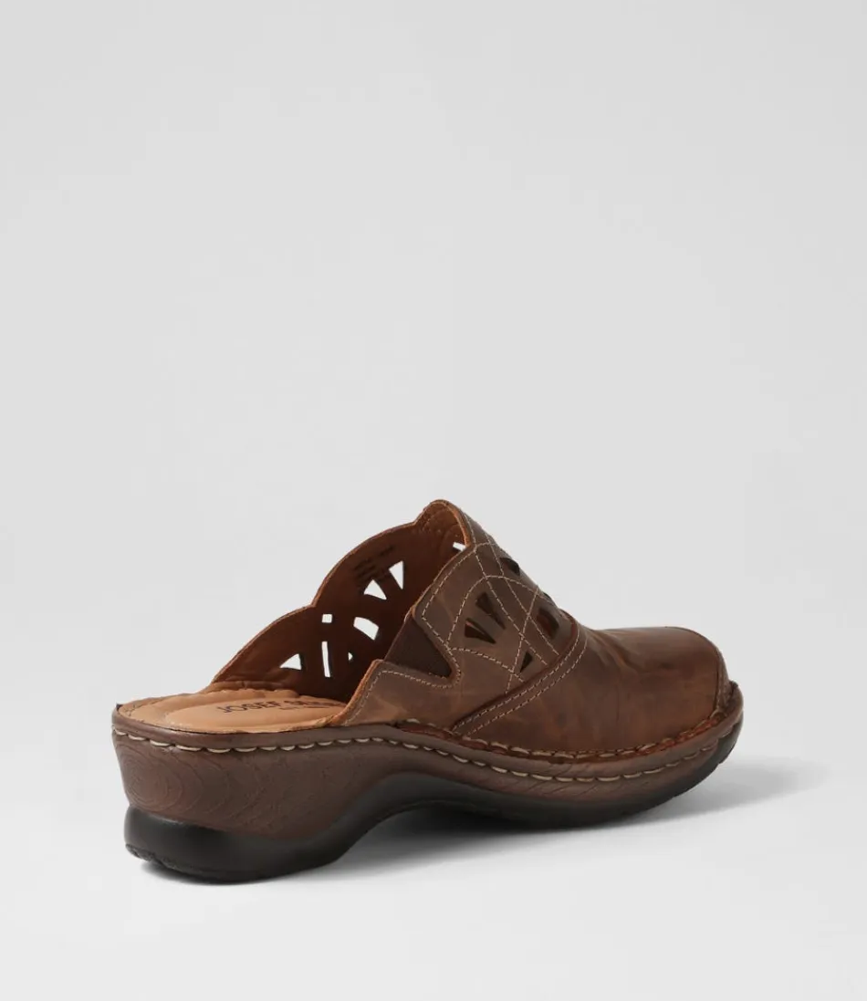 Sandales Josef Seibel Catalonia 41 - Cuir Brandy Confortable pour Femme | Détail Artisanal avec Semelle Ergonomique 

（：J'ai ajouté des éléments sensoriels comme 