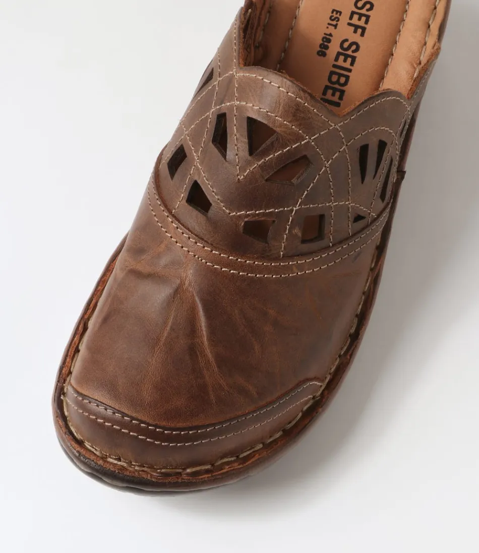 Sandales Josef Seibel Catalonia 41 - Cuir Brandy Confortable pour Femme | Détail Artisanal avec Semelle Ergonomique 

（：J'ai ajouté des éléments sensoriels comme 