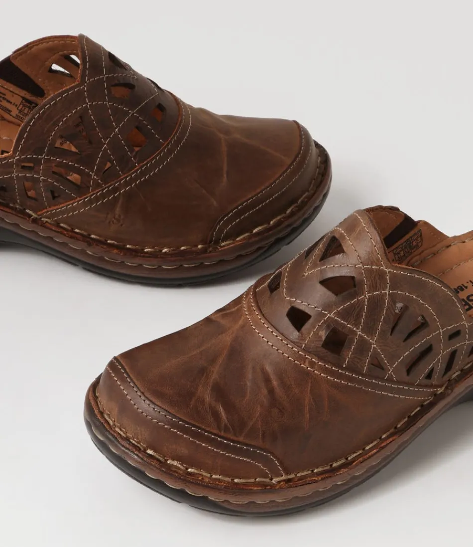 Sandales Josef Seibel Catalonia 41 - Cuir Brandy Confortable pour Femme | Détail Artisanal avec Semelle Ergonomique 

（：J'ai ajouté des éléments sensoriels comme 