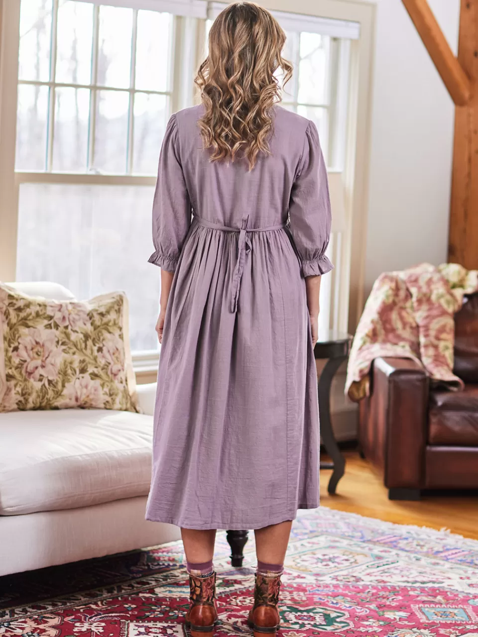 Robe Celeste en Édition Exclusif - Soldes Flash Printanières chez April Cornell | Dernières Pièces Disponibles