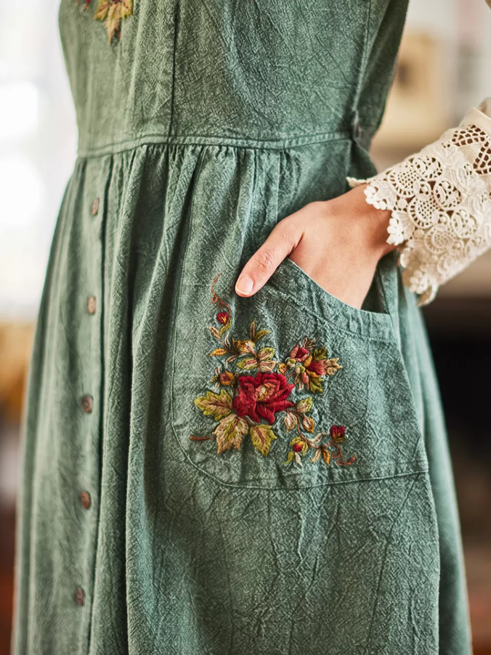 Robe Tablier Élégante April Cornell - Modèle Charlie | Nouvelle Collection Printemps