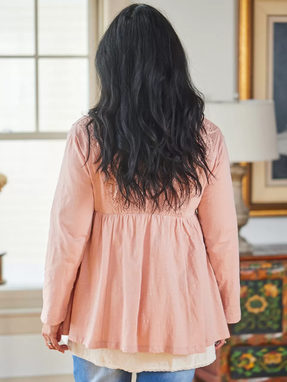 Élégante tunique Chloe en coton léger - Collection printanière chez April Cornell