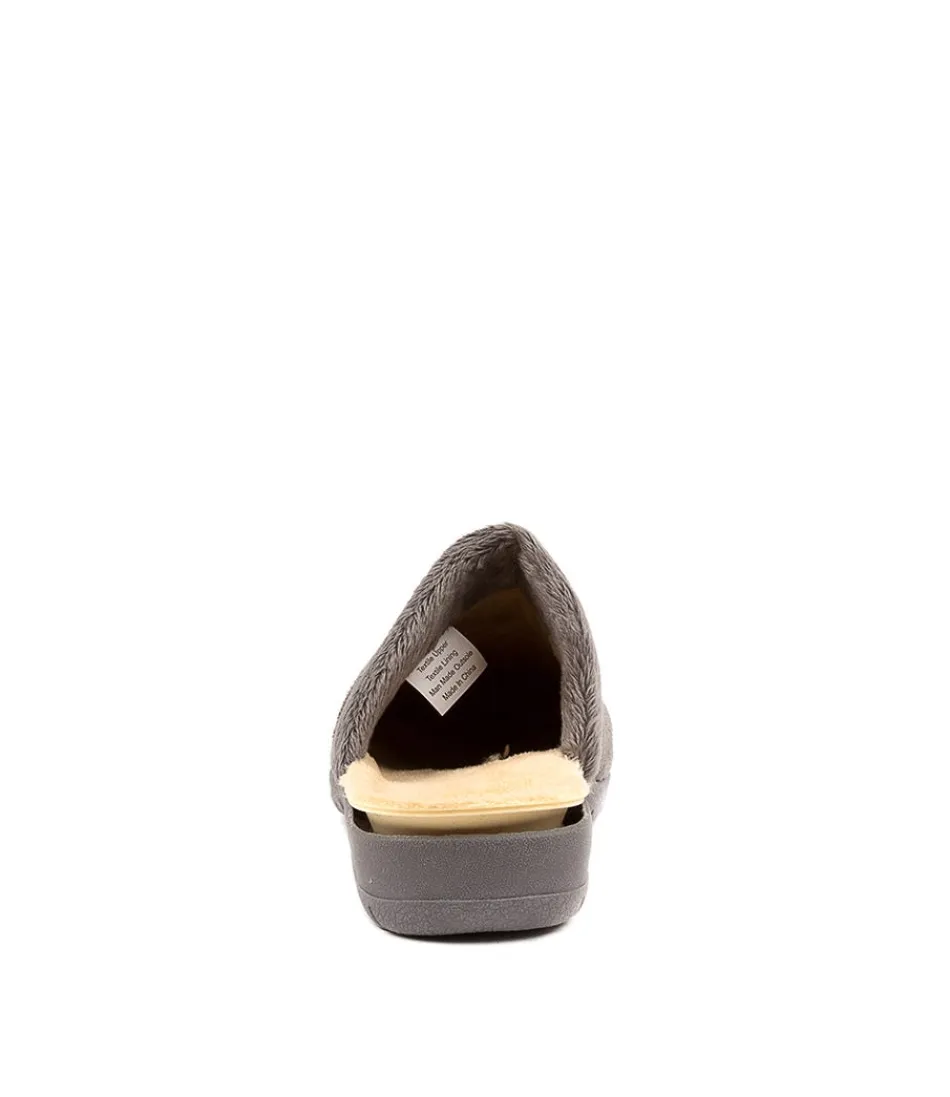Sandales Douces ZIERA - Confort Optimal pour Femme en Gris Nuage