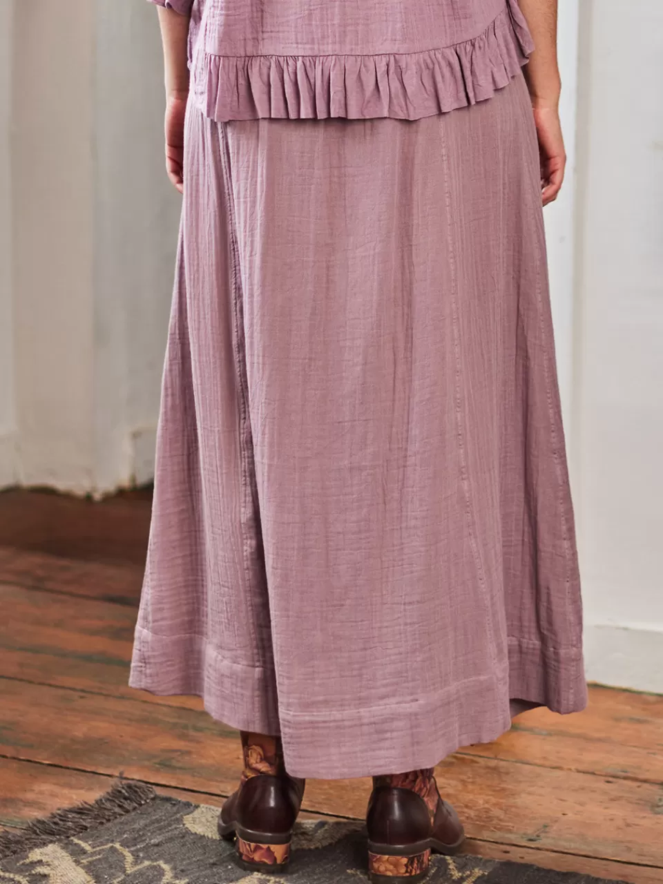 Découvrez la Jupe Bohème Champêtre - Soldes Exclusives April Cornell