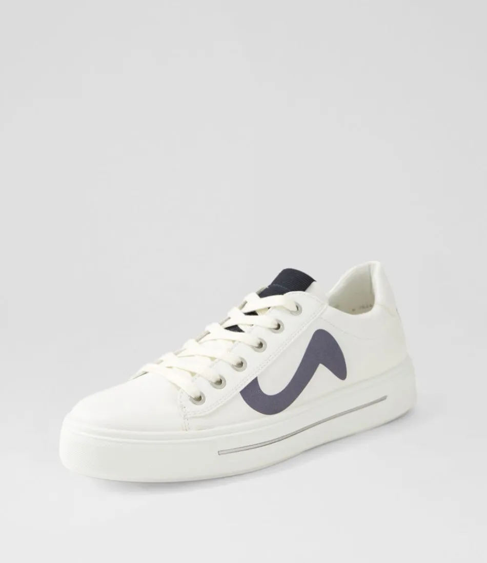 Baskets Confort Femme en Cuir Souple ARA - Modèle Courtyard 402 Noir & Blanc 

(Version épurée avec élégance : 