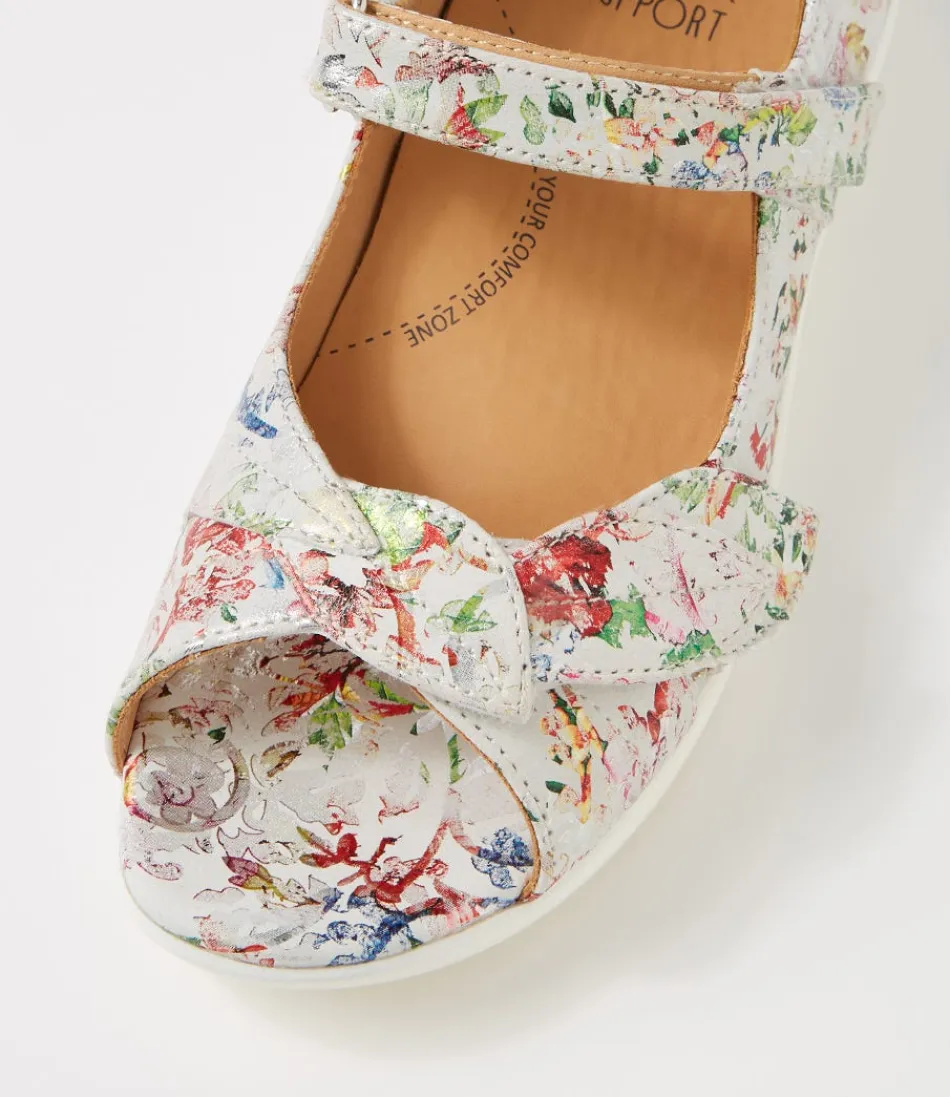 Sandales Femme ZIERA en Cuir Véritable - Confort Optimal avec Motif Fleurs Sauvages Style Rétro Disco 

(Version épurée : Élégance Bohème & Confort Naturel - Sandales Cuir Disco W Fleur Sauvage par ZIERA)