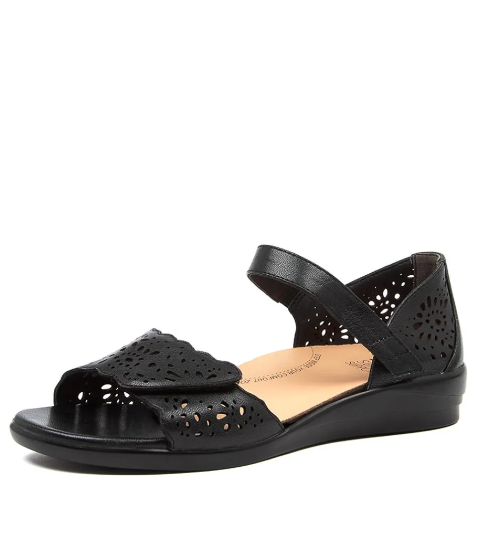 Escarpins Femmes ZIERA Confort Optimal - Cuir Noir Patiné Style Urbain Élégant