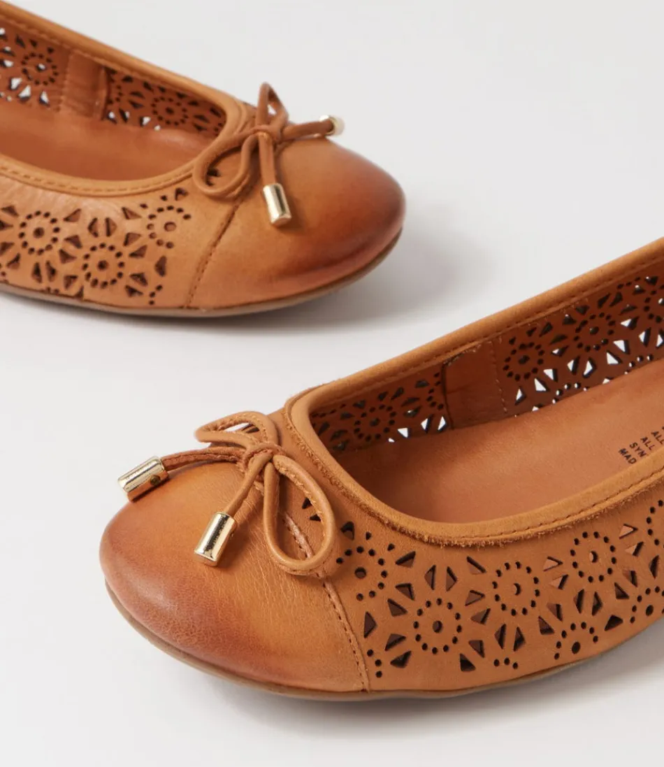 Ballerines Eloiza en Cuir Véritable – Confort Souple Journée Entière – Nuance Beige Naturel – Printemps 2024