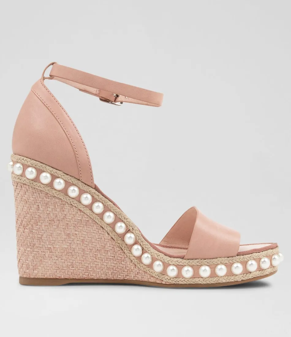 Escarpins Tressés Femme - Coin Cuir Épais Nuancé Café Latté | Chaussures d'Été Élégantes avec Semelle Tressée Naturelle - Confort Élégant pour Tenues Bohèmes