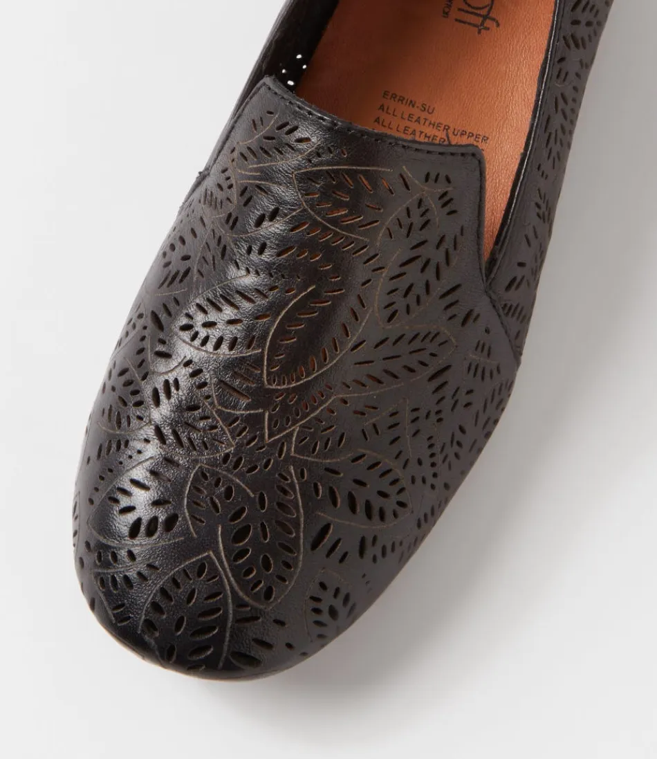 Mocassins Femme Cuir Noir Souple Errin - Confort Léger au Quotidien